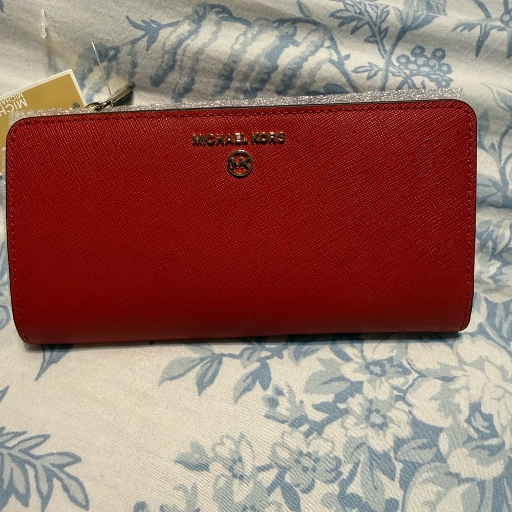 Michael Kors Cherry Red Wallet